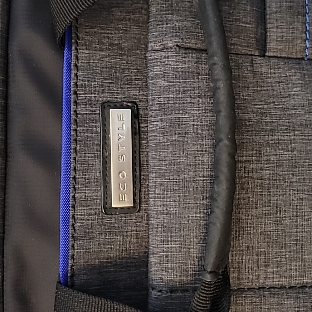 ECO STYLE Black Top Load Checkpoint Laptop Bag - Picture 2 of 6